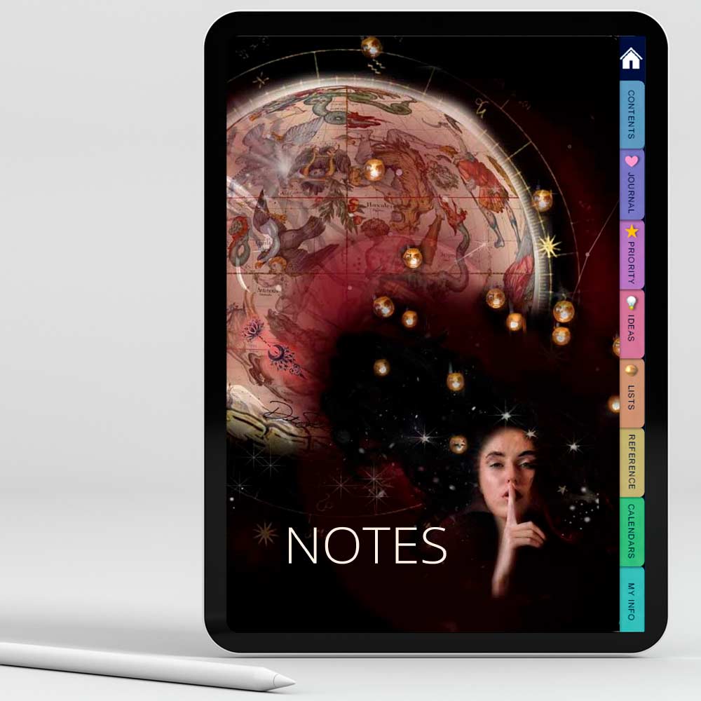 Secret Cosmos Virtual Notebook - deb schlier studio