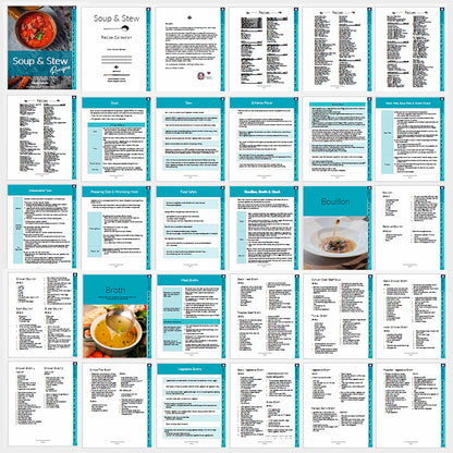 Soup & Stew Recipe Book
