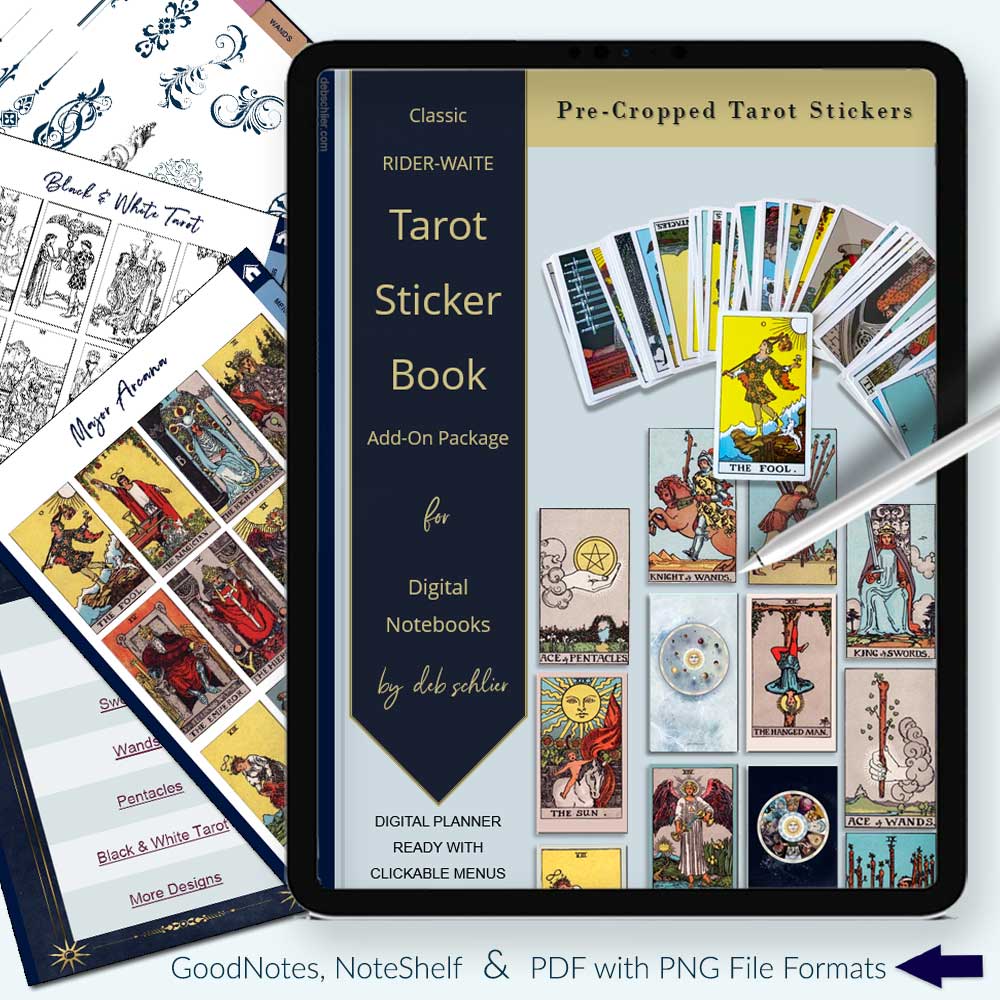 Tarot Sticker Book for GoodNotes & Noteshelf