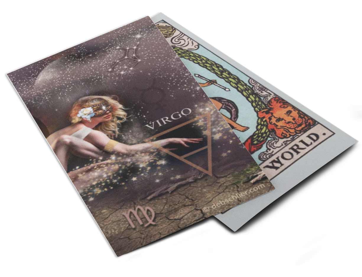 Virgo Tarot Deck, Printable