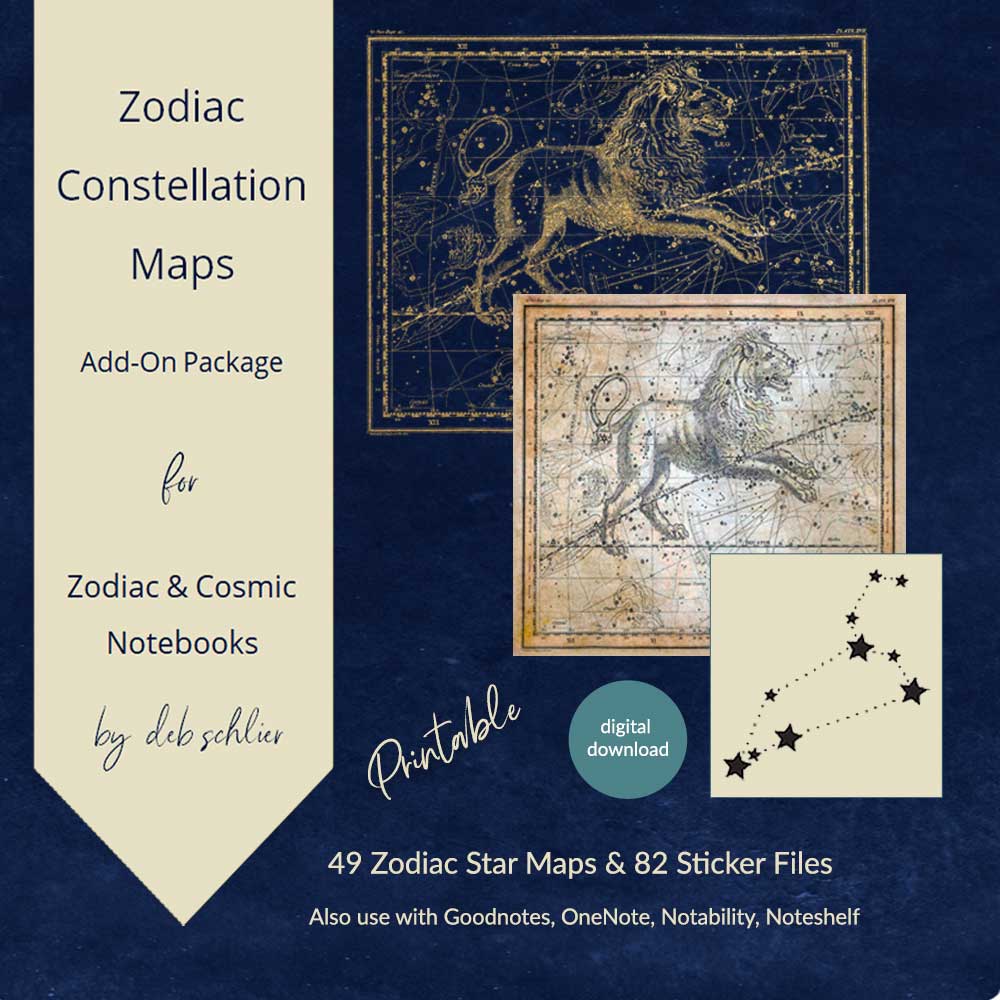 Zodiac Constellation Maps Add-On Package