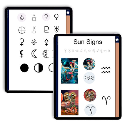 Zodiac Sticker Book Package